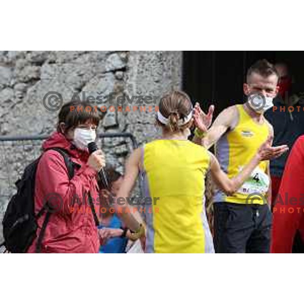 Miranda Bratkic at Smarna gora mountain race in Ljubljana, Slovenia on October 10, 2020