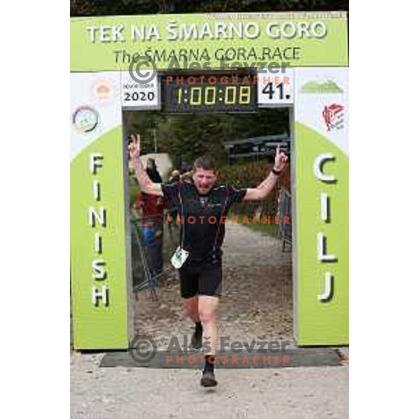 competes at Smarna gora mountain race in Ljubljana, Slovenia on October 10, 2020