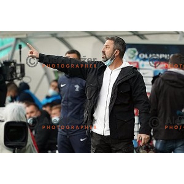 in action during Prva Liga Telekom Slovenije 2020-2021 football match between Olimpoija and Celje in SRC Stozice, Ljubljana, Slovenia on October 18, 2020