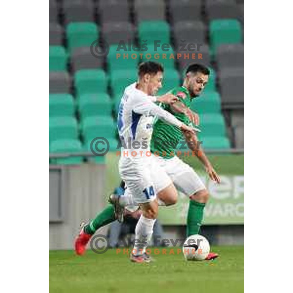 Miral Samardzic during Prva Liga Telekom Slovenije 2020-2021 football match between Olimpija and Celje in SRC Stozice, Ljubljana, Slovenia on October 18, 2020