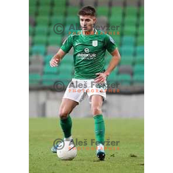 Jan Andrejasic during Prva Liga Telekom Slovenije 2020-2021 football match between Olimpija and Celje in SRC Stozice, Ljubljana, Slovenia on October 18, 2020