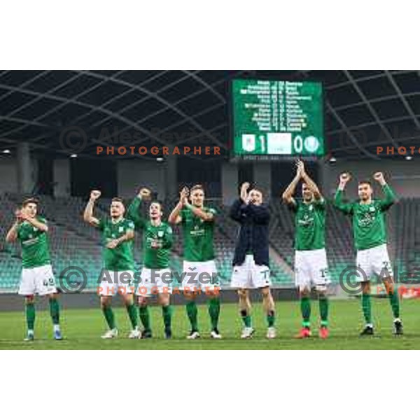 during Prva Liga Telekom Slovenije 2020-2021 football match between Olimpija and Celje in SRC Stozice, Ljubljana, Slovenia on October 18, 2020