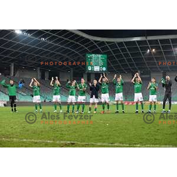 during Prva Liga Telekom Slovenije 2020-2021 football match between Olimpija and Celje in SRC Stozice, Ljubljana, Slovenia on October 18, 2020