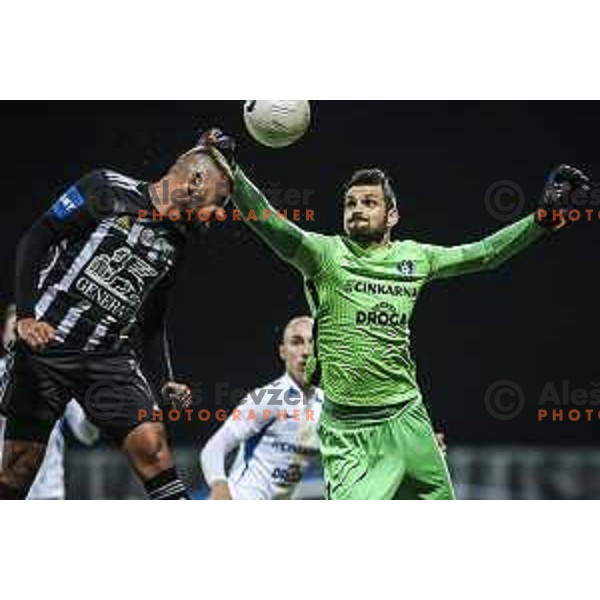 Matjaz Rozman in action during Prva liga Telekom Slovenije football match between Mura and Celje in Fazanerije, Murska Sobota, Slovenia on November 2, 2020