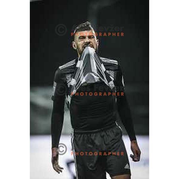 Amadej Marosa in action during Prva liga Telekom Slovenije football match between Mura and Celje in Fazanerije, Murska Sobota, Slovenia on November 2, 2020