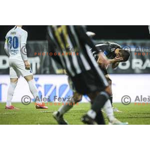 in action during Prva liga Telekom Slovenije football match between Mura and Celje in Fazanerije, Murska Sobota, Slovenia on November 2, 2020