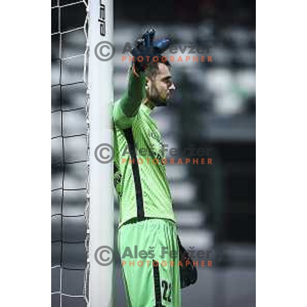 Matjaz Rozman in action during Prva liga Telekom Slovenije football match between Mura and Celje in Fazanerije, Murska Sobota, Slovenia on November 2, 2020