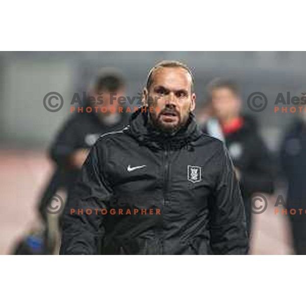 Dino Skender during Prva Liga Telekom Slovenije 2002-2021 football match between Gorica and Olimpija in Nova Gorica, Slovenia on November 3, 2020