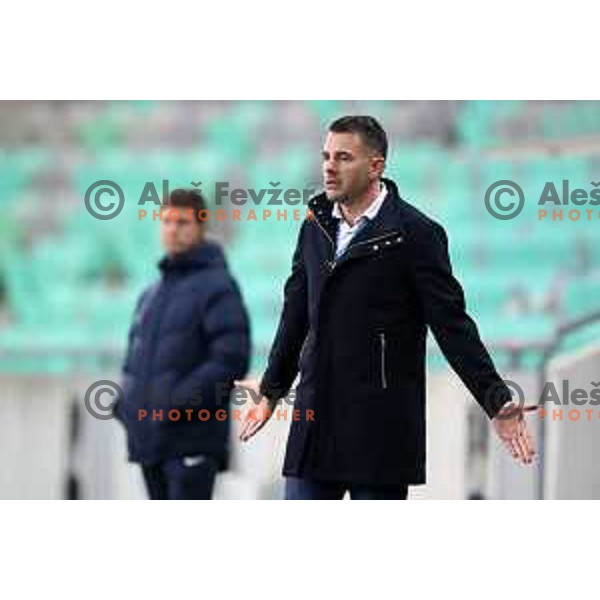 in action during Prva Liga Telekom Slovenije 2002-2021 football match between Olimpija and Koper in SRC Stozice, Ljubljana, Slovenia on November 7, 2020