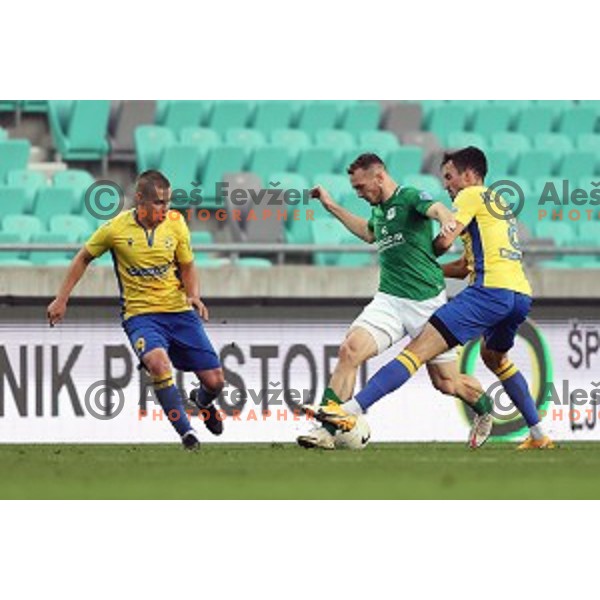 in action during Prva Liga Telekom Slovenije 2002-2021 football match between Olimpija and Koper in SRC Stozice, Ljubljana, Slovenia on November 7, 2020