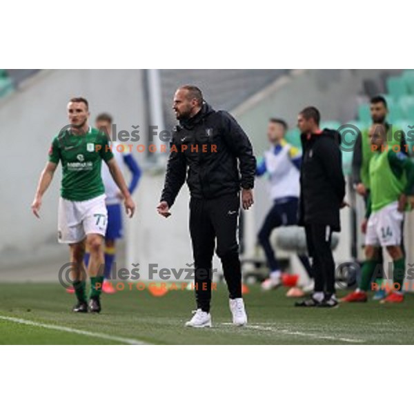 Dino Skender during Prva Liga Telekom Slovenije 2002-2021 football match between Olimpija and Koper in SRC Stozice, Ljubljana, Slovenia on November 7, 2020