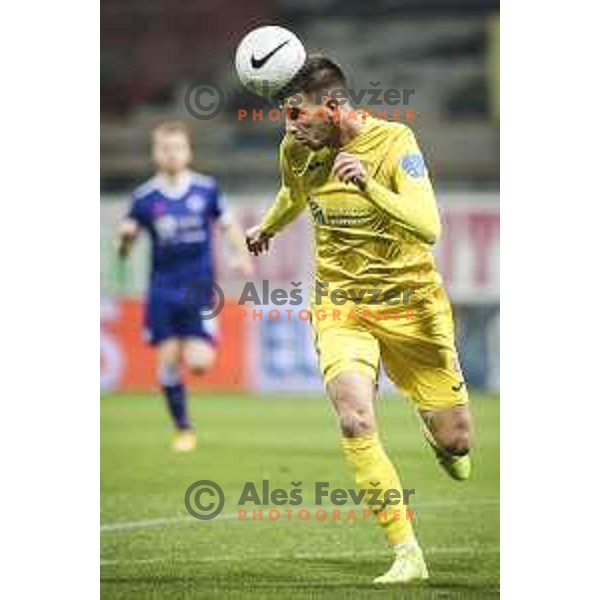 in action during Prva liga Telekom Slovenije football match between Maribor and Domzale in Ljudski vrt, Maribor, Slovenia on November 7, 2020