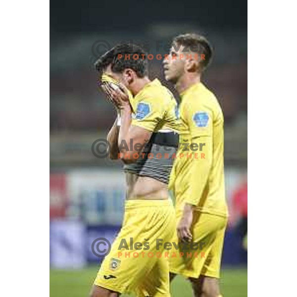 in action during Prva liga Telekom Slovenije football match between Maribor and Domzale in Ljudski vrt, Maribor, Slovenia on November 7, 2020