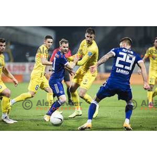 in action during Prva liga Telekom Slovenije football match between Maribor and Domzale in Ljudski vrt, Maribor, Slovenia on November 7, 2020