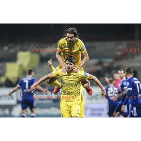 in action during Prva liga Telekom Slovenije football match between Maribor and Domzale in Ljudski vrt, Maribor, Slovenia on November 7, 2020