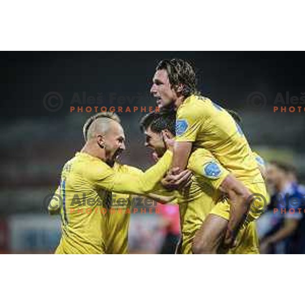 in action during Prva liga Telekom Slovenije football match between Maribor and Domzale in Ljudski vrt, Maribor, Slovenia on November 7, 2020