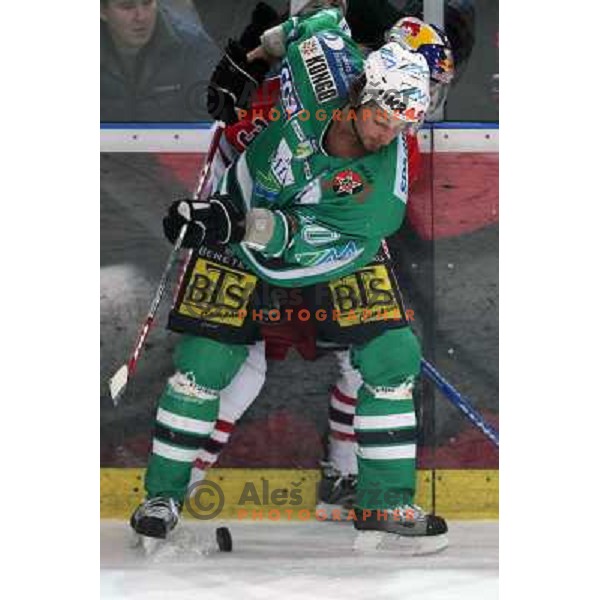 Yarema at fifth game of the Final of EBEL league between Red Bulls Salzburg and ZM Olimpija, played in Salzburg 23.3.2008. Red Bulls won 5:0 . Photo by Ales Fevzer 