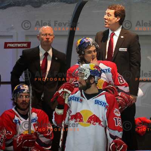 Pierre Page at fifth game of the Final of EBEL league between Red Bulls Salzburg and ZM Olimpija, played in Salzburg 23.3.2008. Red Bulls won 5:0 . Photo by Ales Fevzer 