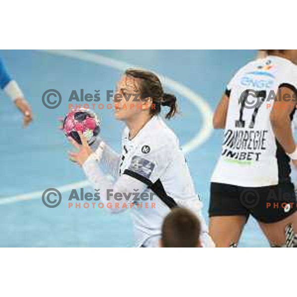 Dragana Cvijic in action during EHF Champions League Women 2020-2021 handball match between Krim Mercator (SLO) and CSM Bucuresti (ROU) in SRC Stozice, Ljubljana, Slovenia on November 7, 2020