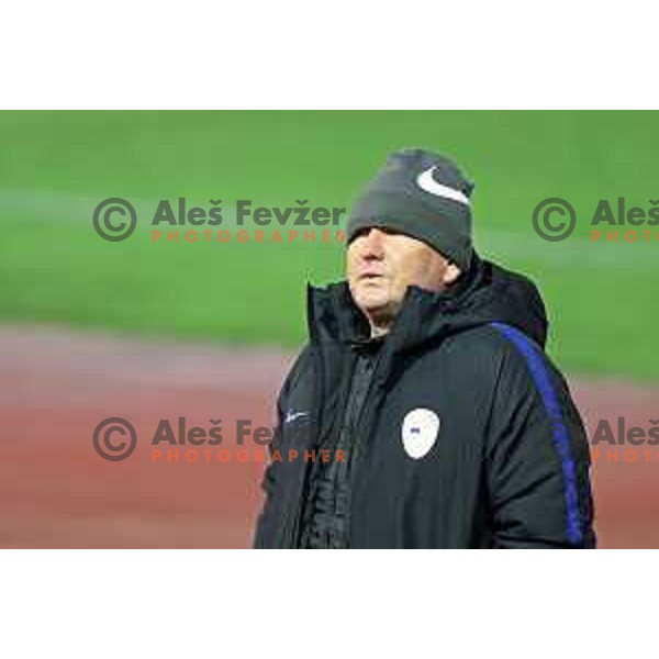 Matjaz Kek, head coach of Slovenia football team during practice session at ZAK stadium in Ljubljana, Slovenia on November 9, 2020