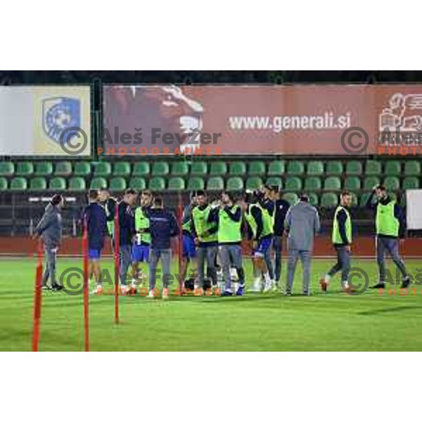 Slovenia football team practice session at ZAK stadium in Ljubljana, Slovenia on November 9, 2020