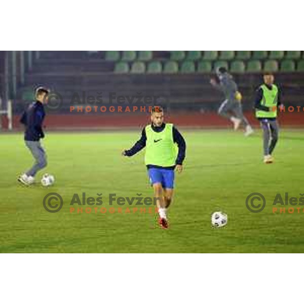 Sandi Lovric of Slovenia football team during practice session at ZAK stadium in Ljubljana, Slovenia on November 9, 2020