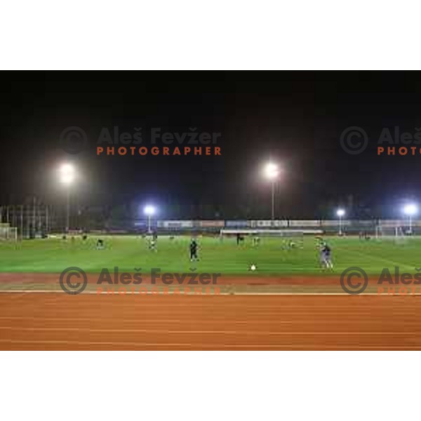 Slovenia football team practice session at ZAK stadium in Ljubljana, Slovenia on November 9, 2020