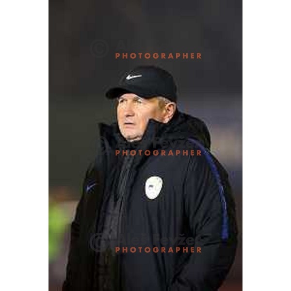 Matjaz Kek, head coach of Slovenia football team during practice session at ZAK stadium in Ljubljana, Slovenia on November 9, 2020