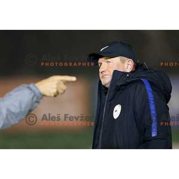 Matjaz Kek, head coach of Slovenia football team during practice session at ZAK stadium in Ljubljana, Slovenia on November 9, 2020