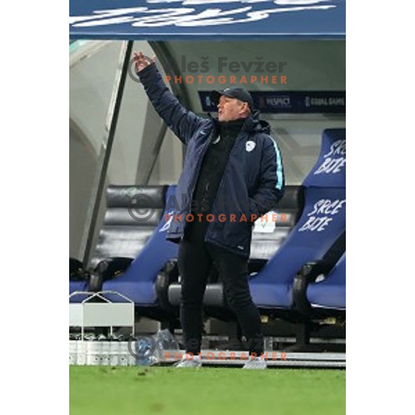 Matjaz Kek during friendly football match between Slovenia and Azerbaijan in SRC Stozice, Ljubljana, Slovenia on November 11,2020