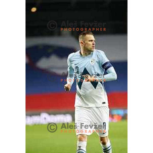Josip Ilicic in action during friendly football match between Slovenia and Azerbaijan in SRC Stozice, Ljubljana, Slovenia on November 11, 2020