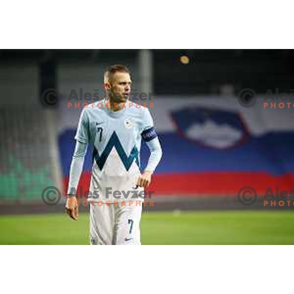 Josip Ilicic in action during friendly football match between Slovenia and Azerbaijan in SRC Stozice, Ljubljana, Slovenia on November 11, 2020