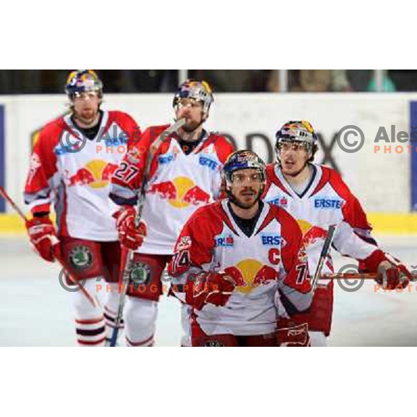 Dieter Kalt (74) at sixth game of the Final of EBEL league between ZM Olimpija and Red Bulls Salzburg, played in Ljubljana 25.3.2008. Red Bulls Salzburg won the game 3:2 and series 4:2 and became Champions of EBEL league. Photo by Ales Fevzer 