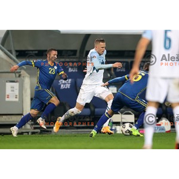 Josip Ilicic of Slovenia in action during UEFA Nations League 2021 football match between Slovenia and Kosovo in SRC Stozice, Ljubljana on November 15, 2020