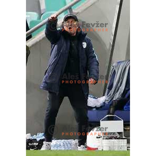 Matjaz Kek, head coach of Slovenia during UEFA Nations League 2021 football match between Slovenia and Kosovo in SRC Stozice, Ljubljana on November 15, 2020