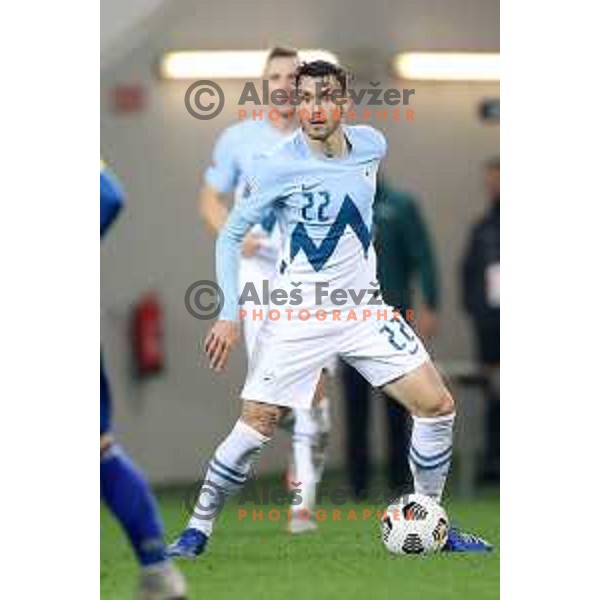 Amadej Vetrih of Slovenia in action during UEFA Nations League 2021 football match between Slovenia and Kosovo in SRC Stozice, Ljubljana on November 15, 2020