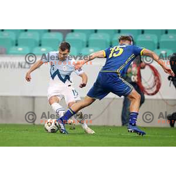 Damjan Bohar of Slovenia in action during UEFA Nations League 2021 football match between Slovenia and Kosovo in SRC Stozice, Ljubljana on November 15, 2020