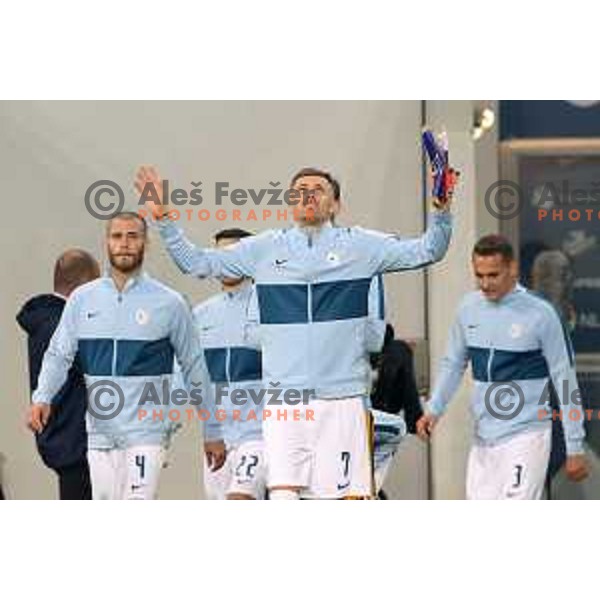 Josip Ilicic of Slovenia in action during UEFA Nations League 2021 football match between Slovenia and Kosovo in SRC Stozice, Ljubljana on November 15, 2020