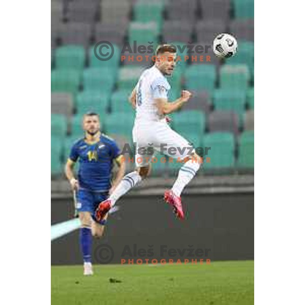 Sandi Lovric of Slovenia in action during UEFA Nations League 2021 football match between Slovenia and Kosovo in SRC Stozice, Ljubljana on November 15, 2020