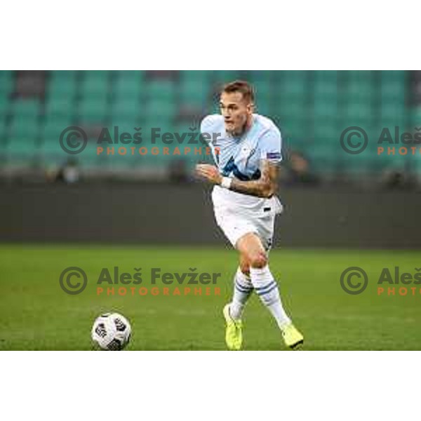Jure Balkovec of Slovenia in action during UEFA Nations League 2021 football match between Slovenia and Kosovo in SRC Stozice, Ljubljana on November 15, 2020