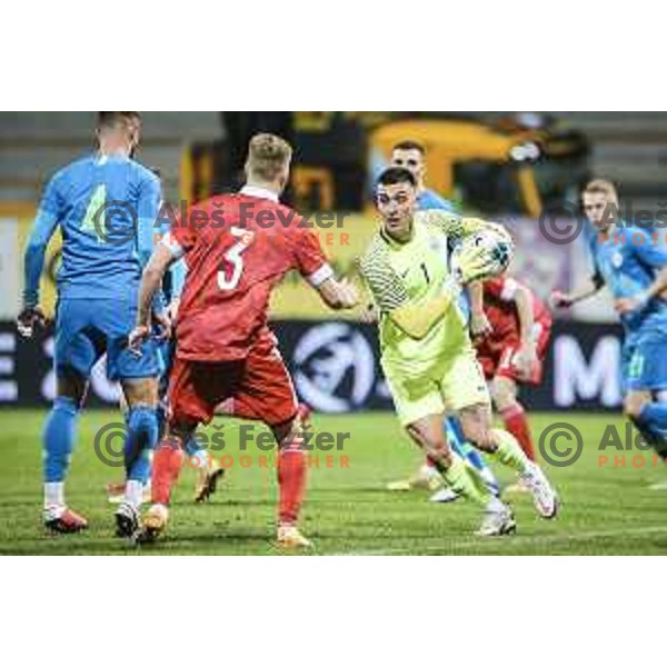 Igor Vekic in action during U21 friendly football match between Slovenia and Russia in Ljudski vrt, Maribor, Slovenia on November 17, 2020