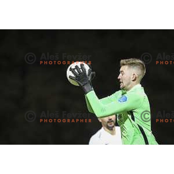Ziga Frelih in action during Prva liga Telekom Slovenije football match between Mura and Olimpija in Fazanerija, Murska Sobota, Slovenia on November 21, 2020