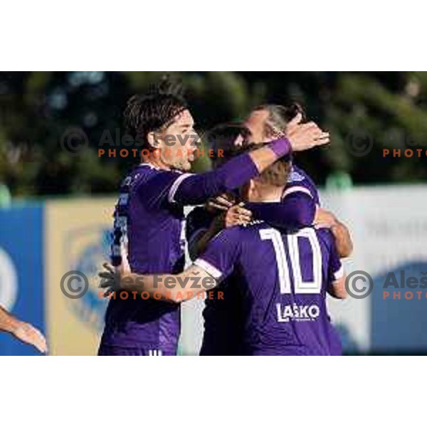 Ilija Martinovic of Maribor in action during Prva Liga Telekom Slovenije 2020-2021 football match between Bravo and Maribor in Ljubljana, Slovenia on November 21, 2020