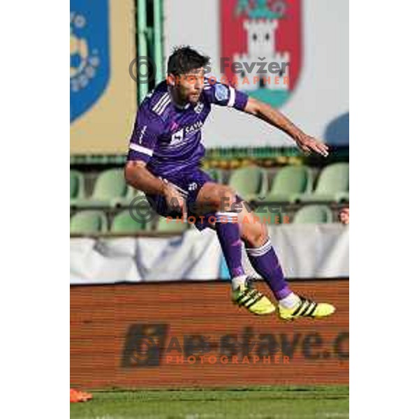 Rok Kronaveter of Maribor in action during Prva Liga Telekom Slovenije 2020-2021 football match between Bravo and Maribor in Ljubljana, Slovenia on November 21, 2020