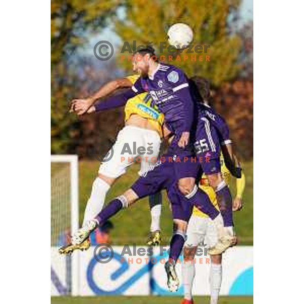 Spiro Pericic of Maribor in action during Prva Liga Telekom Slovenije 2020-2021 football match between Bravo and Maribor in Ljubljana, Slovenia on November 21, 2020