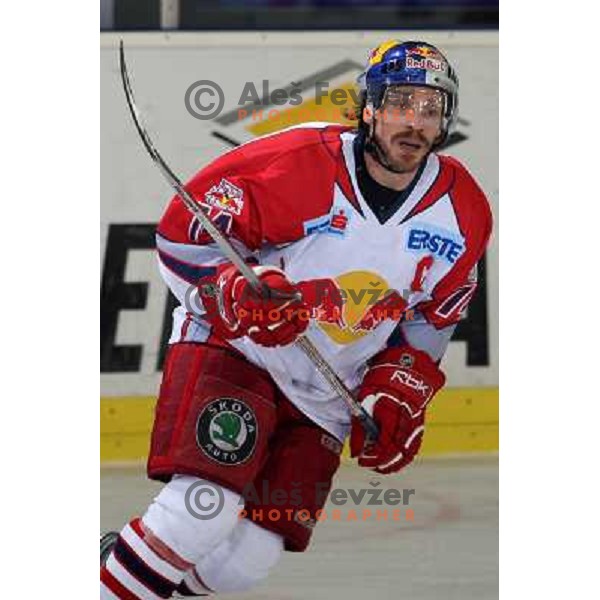 Dieter Kalt at sixth game of the Final of EBEL league between ZM Olimpija and Red Bulls Salzburg, played in Ljubljana 25.3.2008. Red Bulls Salzburg won the game 3:2 and series 4:2 and became Champions of EBEL league. Photo by Ales Fevzer 