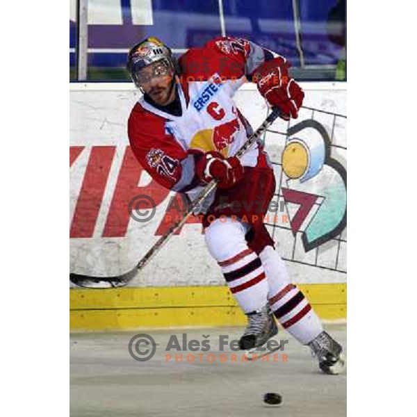 Dieter Kalt at sixth game of the Final of EBEL league between ZM Olimpija and Red Bulls Salzburg, played in Ljubljana 25.3.2008. Red Bulls Salzburg won the game 3:2 and series 4:2 and became Champions of EBEL league. Photo by Ales Fevzer 
