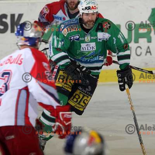 NIK Zupancic at sixth game of the Final of EBEL league between ZM Olimpija and Red Bulls Salzburg, played in Ljubljana 25.3.2008. Red Bulls Salzburg won the game 3:2 and series 4:2 and became Champions of EBEL league. Photo by Ales Fevzer 
