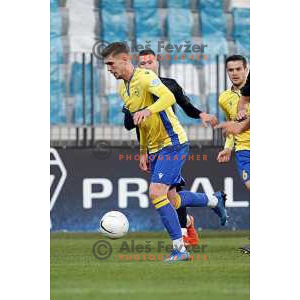 Nardin Mulahusejnovic in action during Prva Liga Telekom Slovenije 2020-2021 football match between Koper and Bravo at Bonifika, Koper on November 24, 2020