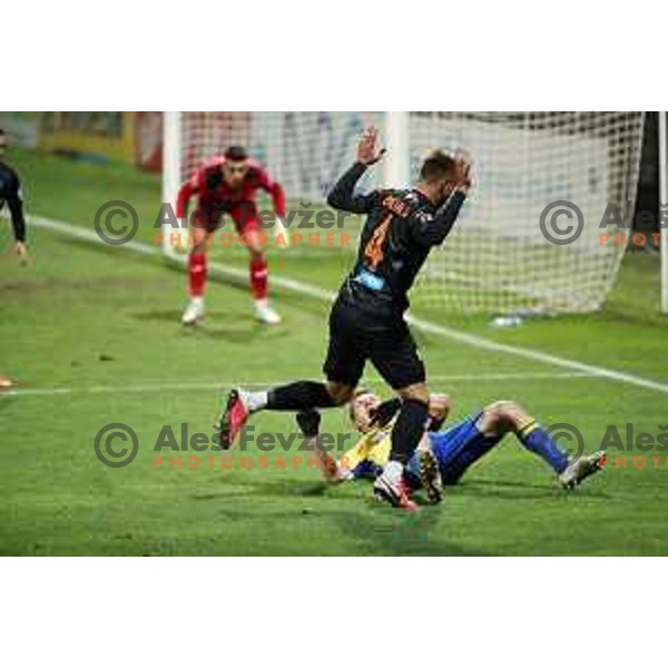 Dare Vrsic in action during Prva Liga Telekom Slovenije 2020-2021 football match between Koper and Bravo at Bonifika, Koper on November 24, 2020